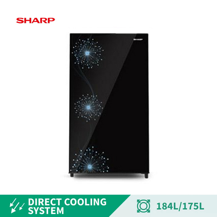 Sharp Kulkas One Door 184 L - SJ X197MG DB